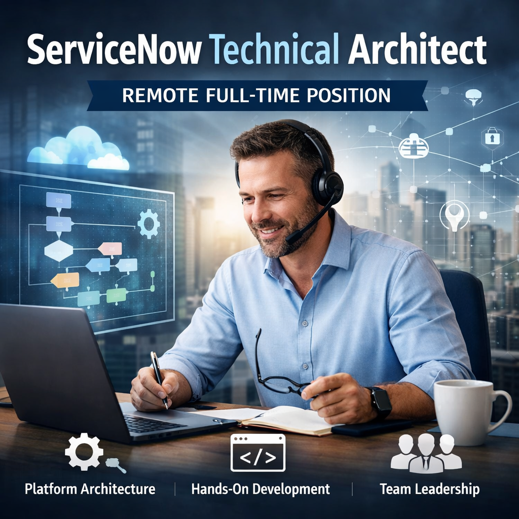 ServiceNow Technical Architect / Solutions Architect