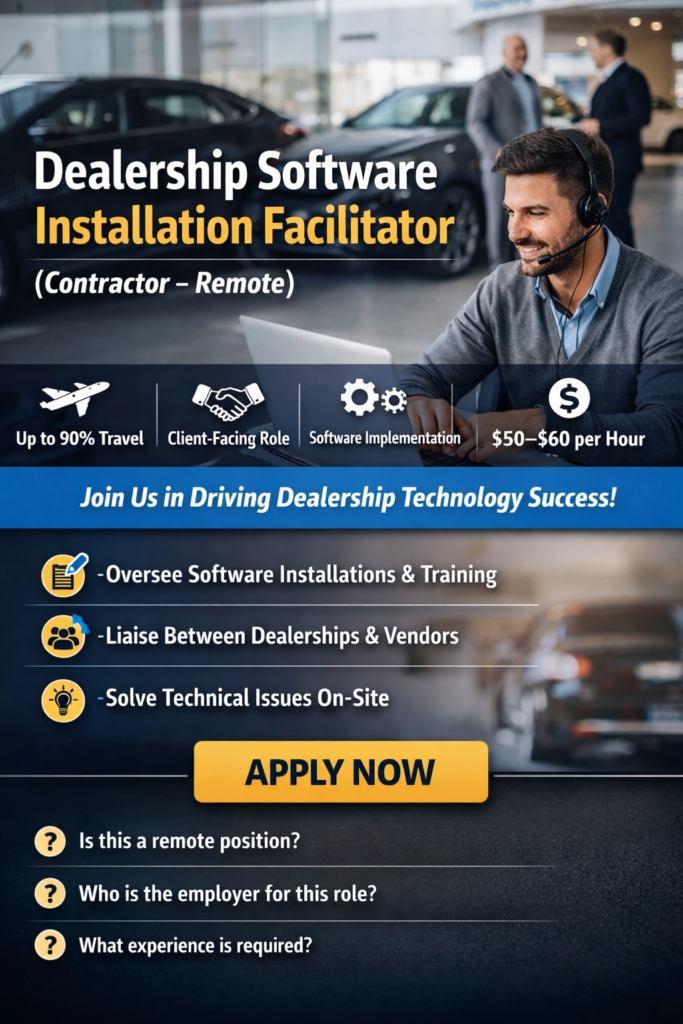 Remote: Software Installation 2026