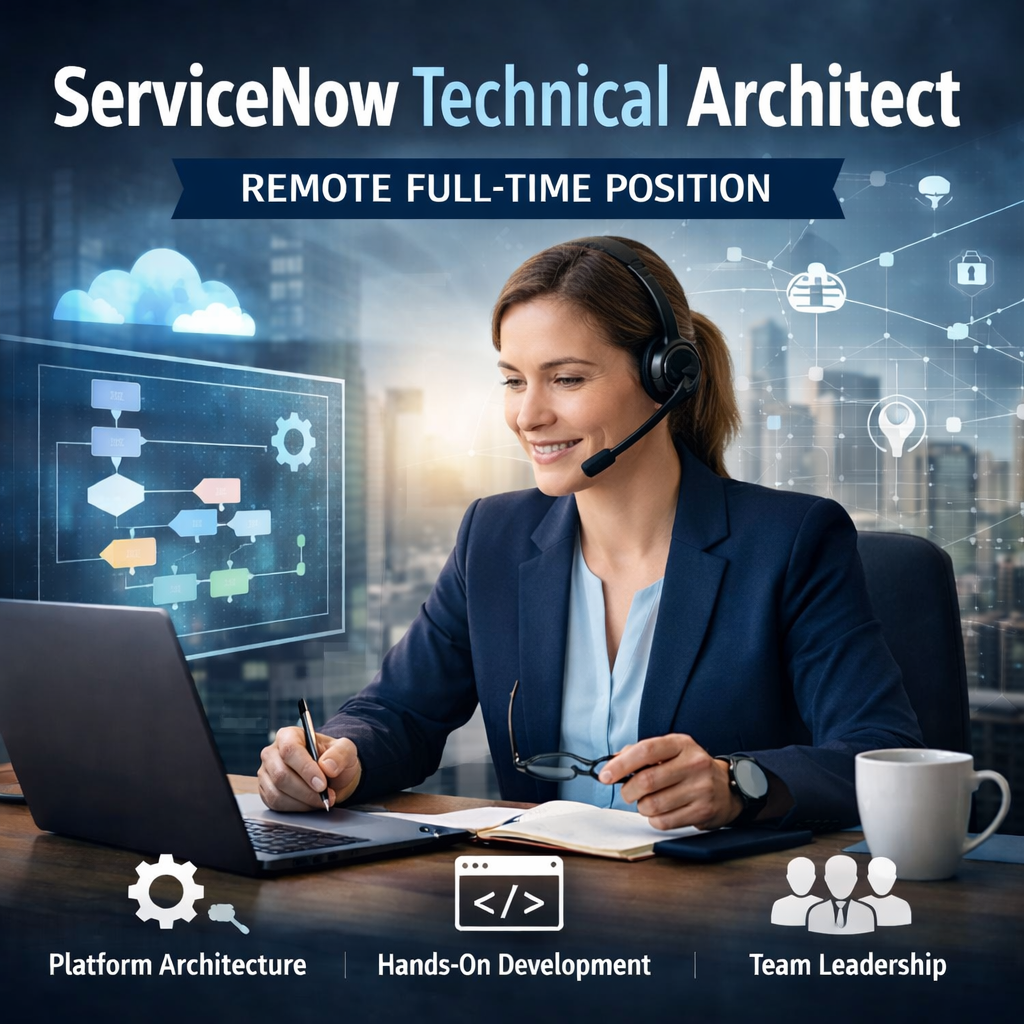 ServiceNow Technical Architect / Solutions Architect